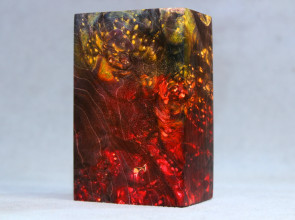 Stabilized Maple Burl Wood Mod Block